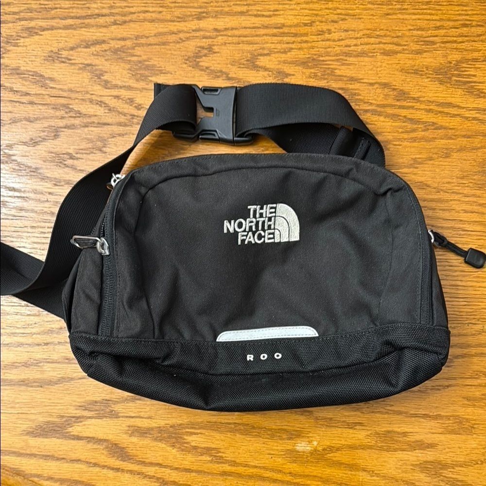 The North Face Black Belt Bag with Adjustable Strap